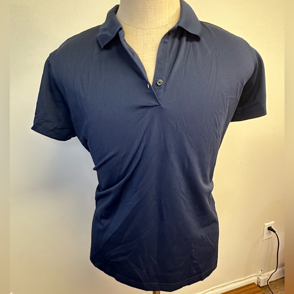 Navy Adidas Performance Polo 2X Plus Size